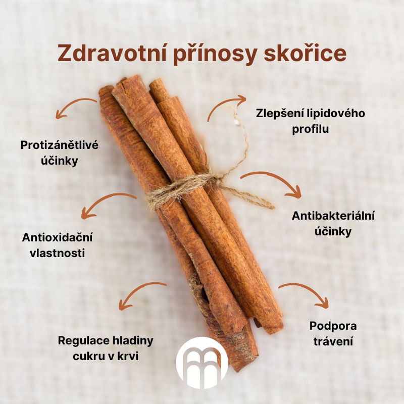 Zdravotní přínosy skořice